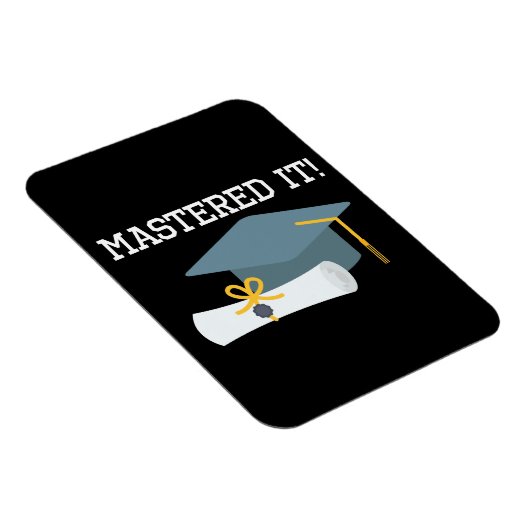 Magnet Flexible Masters Diplôme MBA MSW Grad Cadeau (Côté Droit)