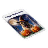 Magnet Flexible Mastiff Dogue anglais Halloween (Côté Droit)