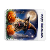 Magnet Flexible Mastiff Dogue anglais Halloween (Horizontal)