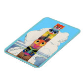 Magnet Flexible mât totémique des années 1920 (Côté Gauche)