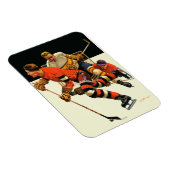 Magnet Flexible Match de hockey sur glace (Côté Droit)