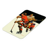 Magnet Flexible Match de hockey sur glace (Côté Gauche)