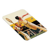 Magnet Flexible Match de tennis de Doubles (Côté Droit)