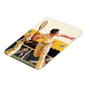 Magnet Flexible Match de tennis de Doubles (Côté Gauche)