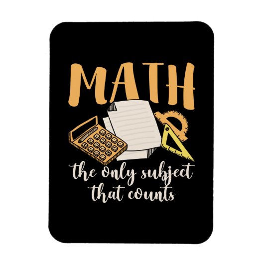 Magnet Flexible Math Enseignant Math Le Seul Sujet (Vertical)