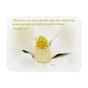 Magnet Flexible Mathew 5:16 Inspirational