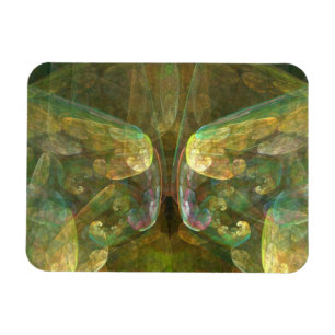 Magnet Flexible Matière cérébrale colorée Abstraite