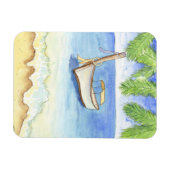 Magnet Flexible Matin à Bali Aquarelle (Horizontal)