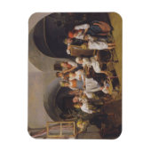 Magnet Flexible Matin de Noël (par Ferdinand Georg Waldmüller) (Vertical)