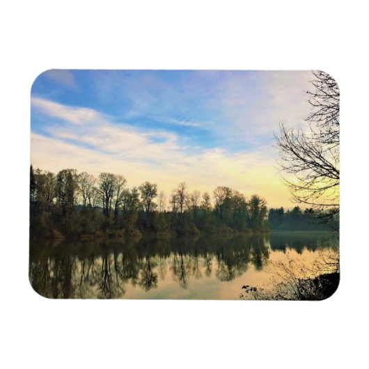Magnet Flexible Matin sur la rivière Willamette, OU (Horizontal)