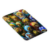 Magnet Flexible Matryoshka Poupées Souvenir Kiosque Voyage Photo (Côté Droit)