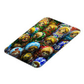 Magnet Flexible Matryoshka Poupées Souvenir Kiosque Voyage Photo (Côté Gauche)