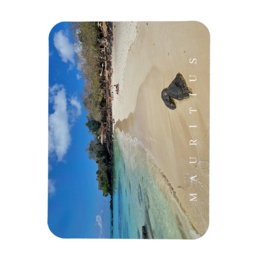 Magnet Flexible Maurice La Cuvette Aimant vue plage (Vertical)