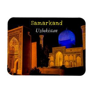 Magnet Flexible Mausolée d'Amir Timur - Samarkand, Ouzbékistan