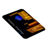 Magnet Flexible Mausolée d'Amir Timur - Samarkand, Ouzbékistan (Côté Droit)