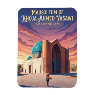 Magnet Flexible Mausolée de Khoja Ahmed Yasawi Kazakhstan