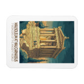 Magnet Flexible Mausoleum at Halicarnassus 7 Wonders of the World (Horizontal)