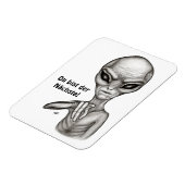 Magnet Flexible Mauvais Alien, Du bist der Nächste ! (Côté Gauche)