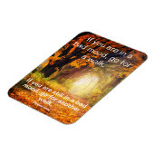 Magnet Flexible Mauvaise humeur - Partez pour une promenade, Citat (Côté Gauche)