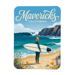 Magnet Flexible Mavericks, Half Moon Bay Californie