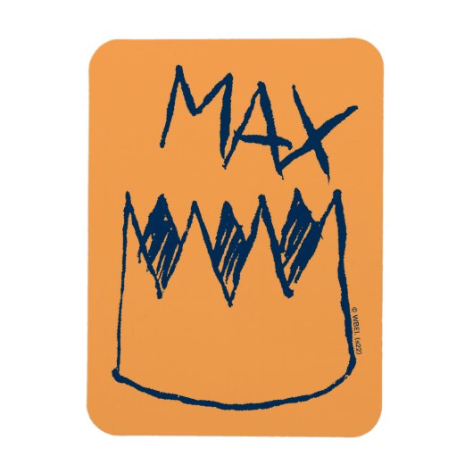 Magnet Flexible Max & Crown Sketch (Vertical)