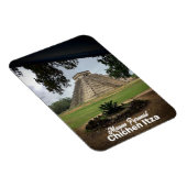 Magnet Flexible Mayan Pyramid CHICHEN ITZA Travel Souvenir (Côté Droit)