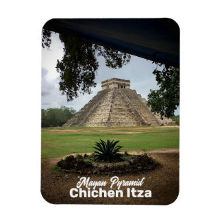 Magnet Flexible Mayan Pyramid CHICHEN ITZA Travel Souvenir 