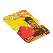 Magnet Flexible Mayon Volcano Cagsawa Ruines Philippines Travel Ar (Côté Droit)