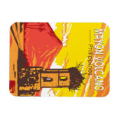 Magnet Flexible Mayon Volcano Cagsawa Ruines Philippines Travel Ar (Horizontal)