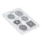 Magnet Flexible Mazes, c.1900 (gravure) (photo b/w) (Côté Droit)