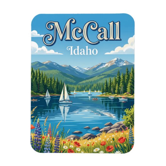 Magnet Flexible McCall Idaho (Vertical)