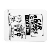 Magnet Flexible Mécanique du Centre de service automobile et amort (Horizontal)