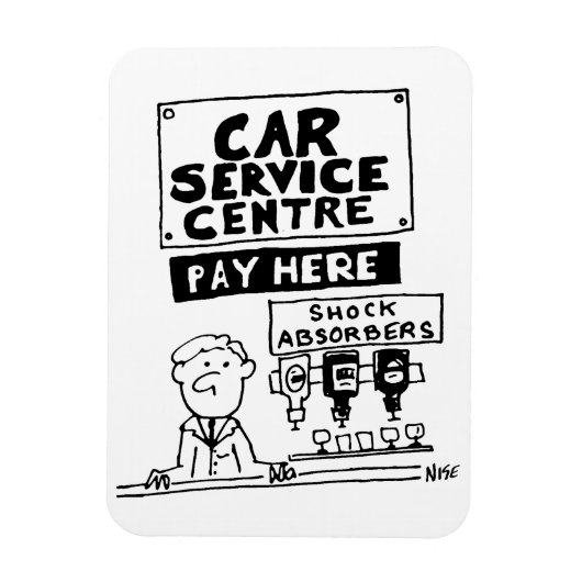 Magnet Flexible Mécanique du Centre de service automobile et amort (Vertical)