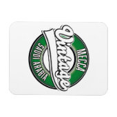 Magnet Flexible Mecca saudi arabia vintage logo (Horizontal)