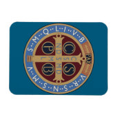 Magnet Flexible Médaille de saint Benoît (Horizontal)