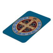 Magnet Flexible Médaille de saint Benoît (Côté Gauche)