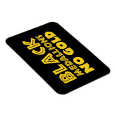 MAGNET FLEXIBLE MÉDALLIONS NOIRES PAS D'OR (Côté Droit)