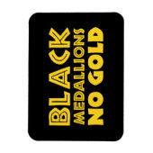 MAGNET FLEXIBLE MÉDALLIONS NOIRES PAS D'OR (Vertical)