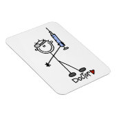 Magnet Flexible Médecin Bâtonnet de Base (Côté Droit)