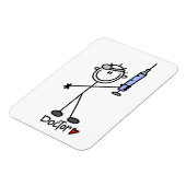 Magnet Flexible Médecin Bâtonnet de Base (Côté Gauche)