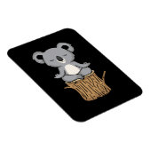 Magnet Flexible Méditer Koala Lover femmes méditation Cadeau Yoga (Côté Droit)