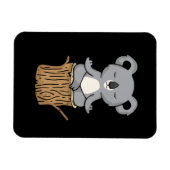 Magnet Flexible Méditer Koala Lover femmes méditation Cadeau Yoga (Horizontal)