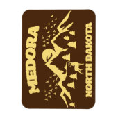 Magnet Flexible Medora, Dakota du Nord (Vertical)
