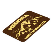 Magnet Flexible Medora, Dakota du Nord (Côté Gauche)
