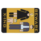 Magnet Flexible Méfiez-vous des démons (Horizontal)