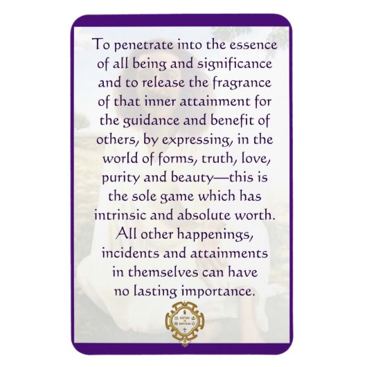 Magnet Flexible Meher Baba Game (Vertical)