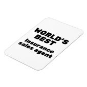 Magnet Flexible Meilleur agent commercial d'assurance au monde (Côté Gauche)