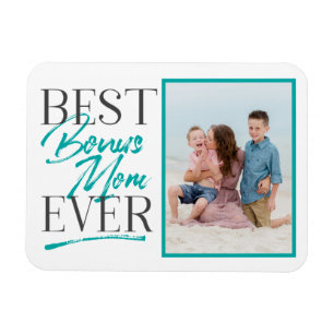 Magnet Flexible Meilleur Bonus Maman Ever StepMom Cadeau