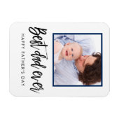 Magnet Flexible Meilleur cadeau papa Ever pour papa cadeaux de Fêt (Horizontal)