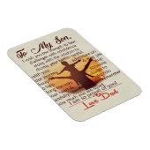 Magnet Flexible Meilleur Cadeau Pour Son | À mes citations Fils (Côté Droit)